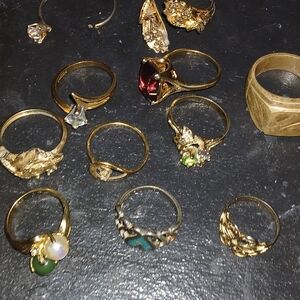 Gold and Gemstone Ring Collection